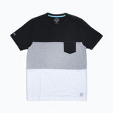 Noosa Panel Tee - Grey Heather